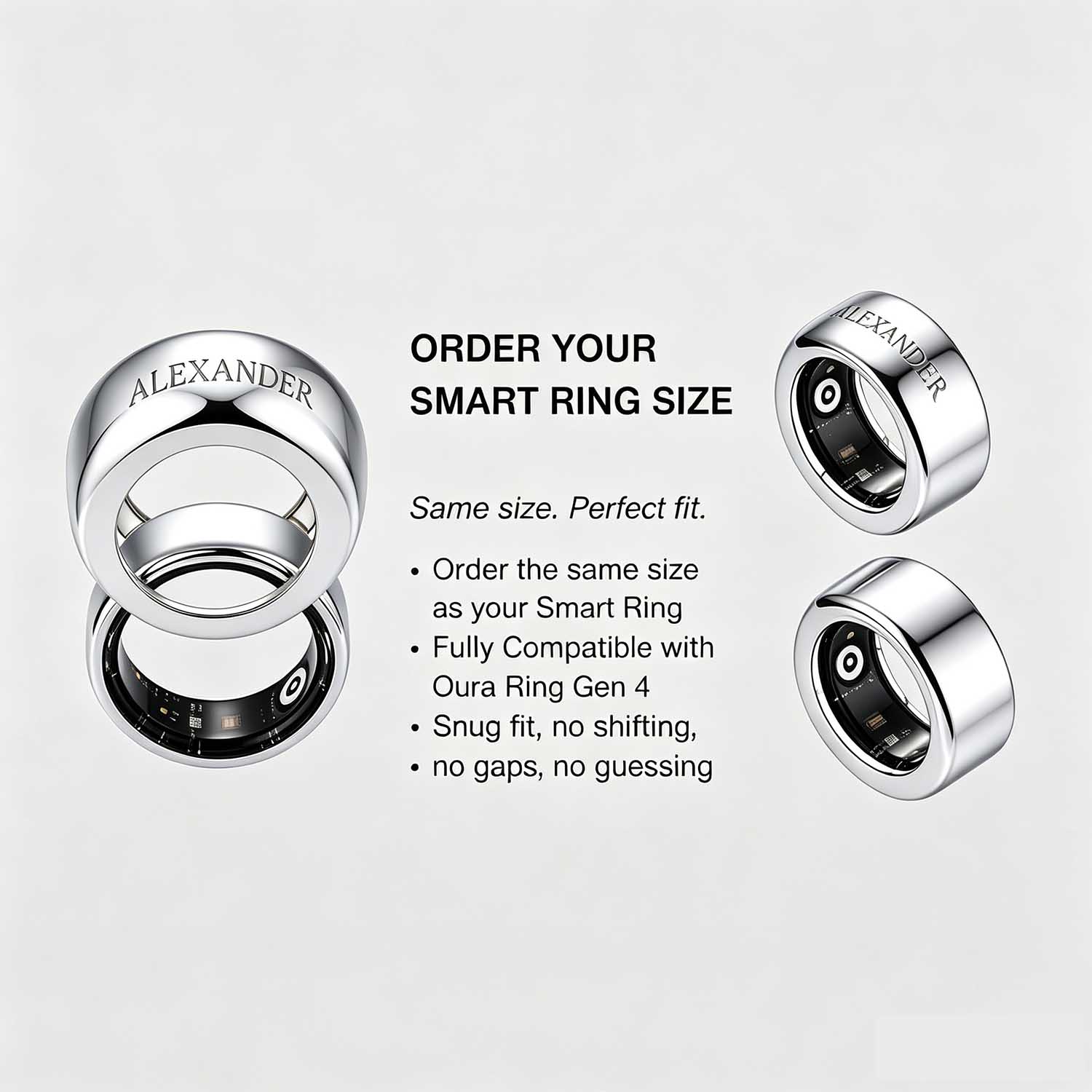Qitian Maßgefertigte Diamant-N – Initial Ring Custom Bewertung und Preis