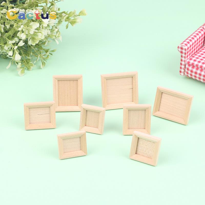 1Pc 1/12 Puppenhaus Miniatur H – Engraved Wood Frame Bewertung und Preis